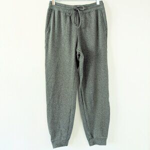 Uniqlo Dark Heather Green Joggers Drawstring Waist‎ Pockets Women's SP
